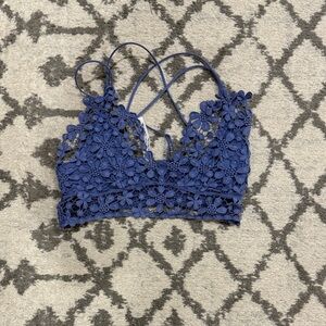 Free People Blue Lace Bralette